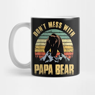 Don't Mess With Papa Bear Father's Day Mug